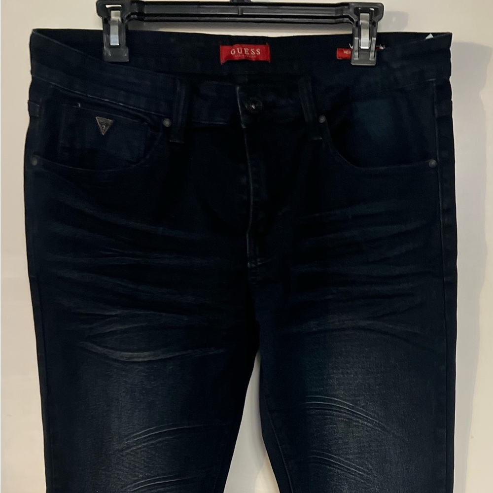 Mens Guess Black Skinny Jeans with Sleek Fit